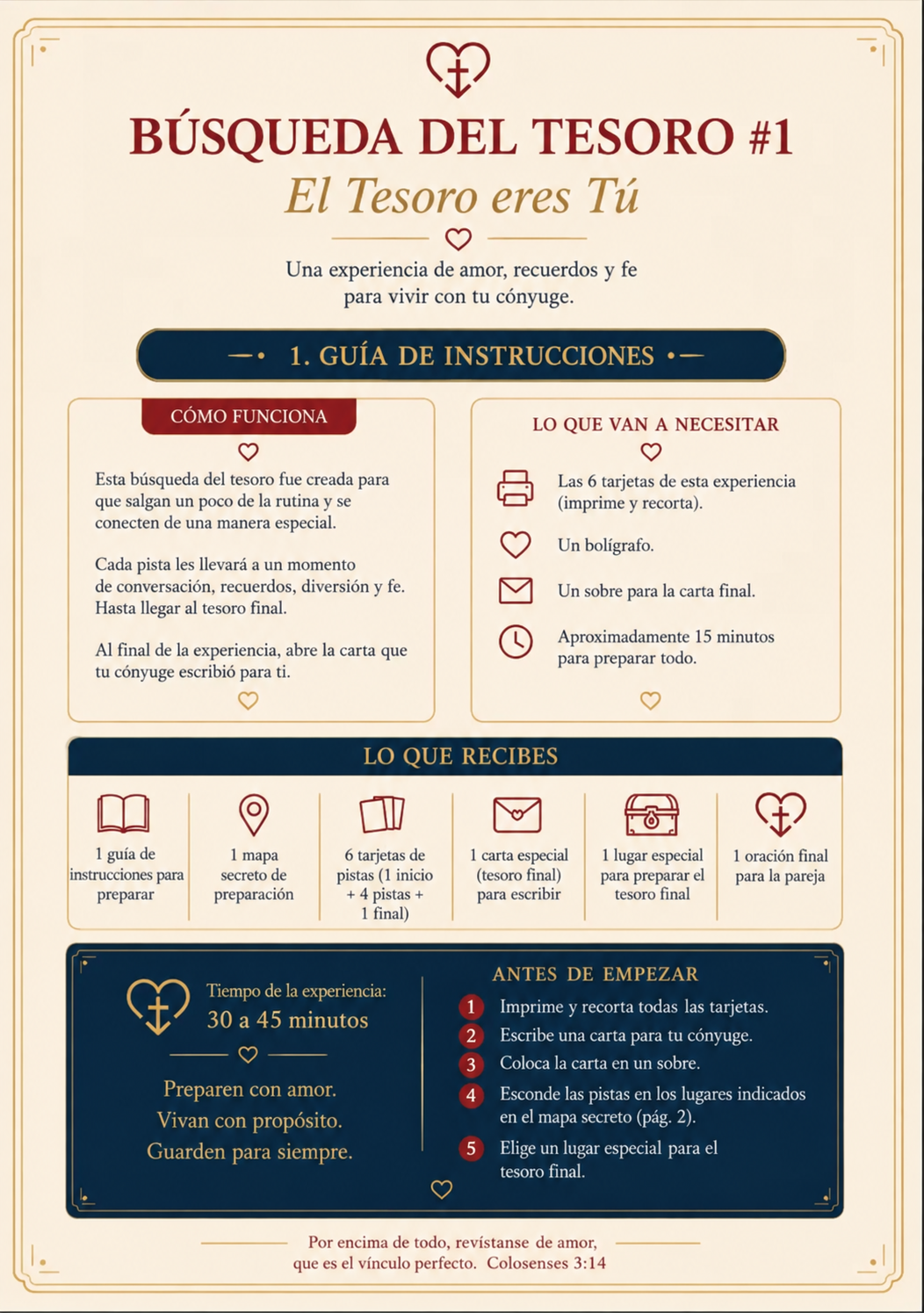 Búsqueda del Tesoro para parejas
