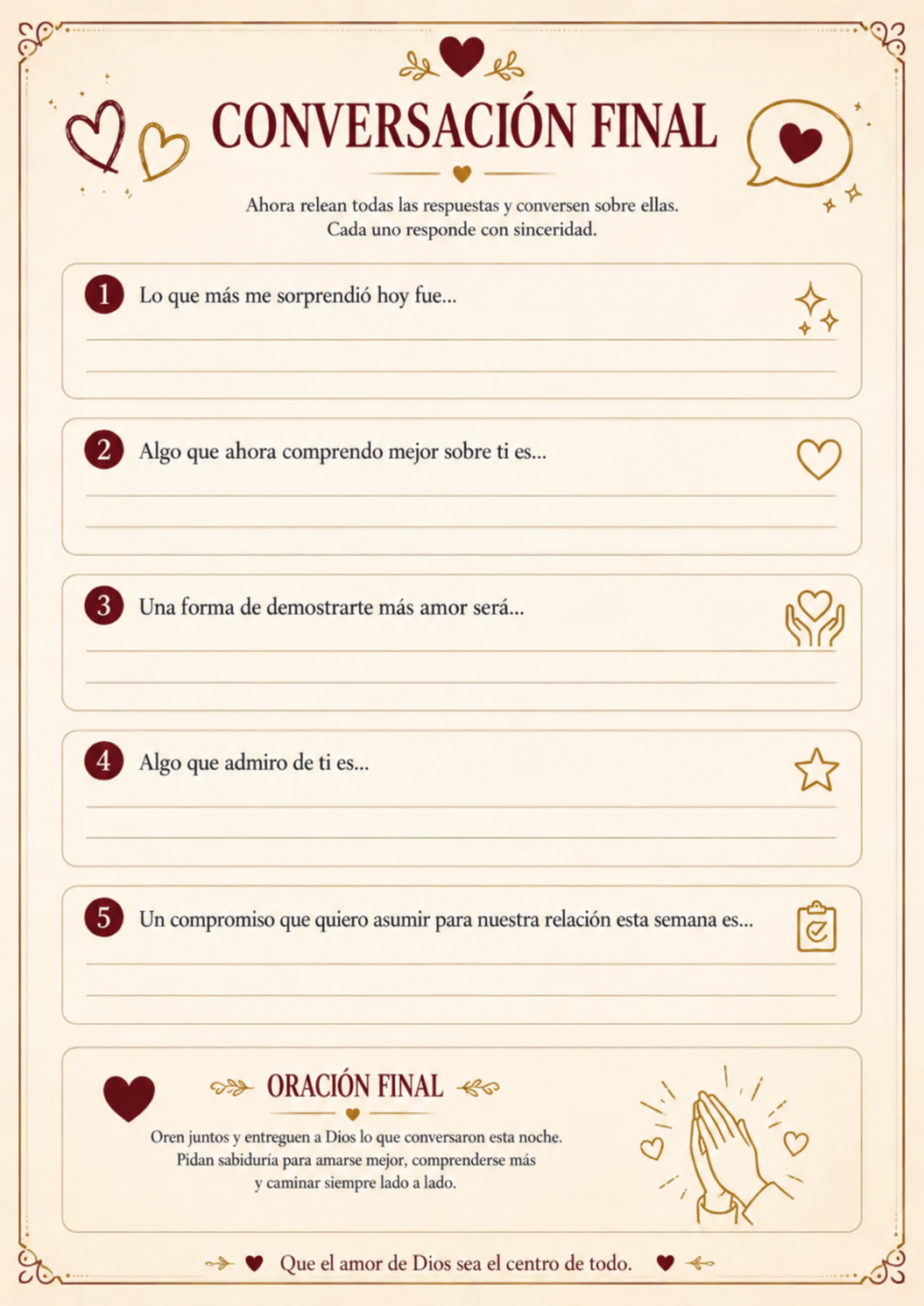 Reflexión para la pareja